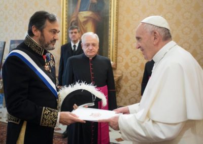 Vaticano: Papa recebeu embaixador de Portugal em visita de despedida
