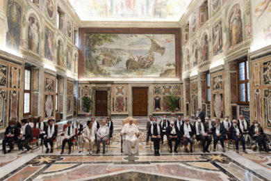 Vaticano: Associação «Voir Ensemble» que cuida da inclusão e promoção de pessoas cegas foi recebido pelo Papa