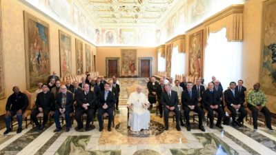 Vaticano: «Educação espiritual é a base para o crescimento integral», disse o Papa aos Irmãos Maristas