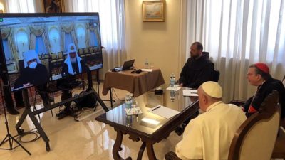 Rússia/Ucrânia: Papa e patriarca ortodoxo de Moscovo conversaram sobre situação humanitária