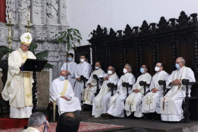 Angra: Núncio apostólico incentivou padres de São Miguel e Santa Maria a ser «generosos e misericordiosos»