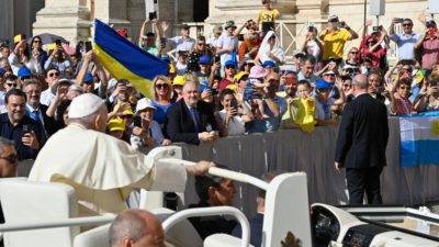 Vaticano: Papa reza pela paz na Ucrânia e a «reconciliação das nações»