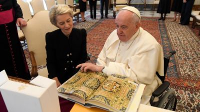 Vaticano: Papa recebeu presidente da União Europeia
