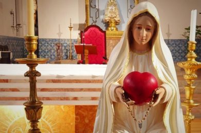 Évora: Movimento da Mensagem de Fátima promove campanha de oração pela paz com imagem da «Senhora do Coração Orante» (c/vídeo)