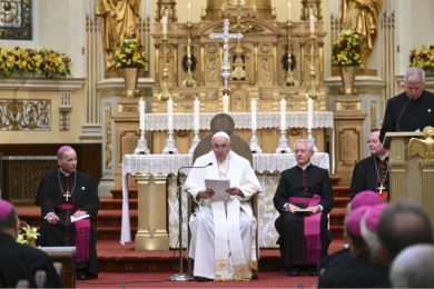Canadá: Papa condena abusos sexuais e fala em «luta irreversível», pedindo perdão às vítimas (c/vídeo e fotos)