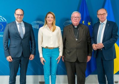 Europa: Igrejas Cristãs reuniram-se com a presidente do Parlamento Europeu