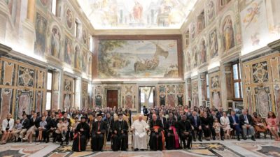 Vaticano: Papa incentivou legisladores católicos a compromisso pela «justiça, fraternidade e paz»