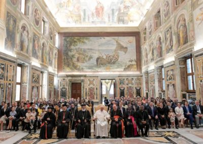 Vaticano: Papa incentivou legisladores católicos a compromisso pela «justiça, fraternidade e paz»