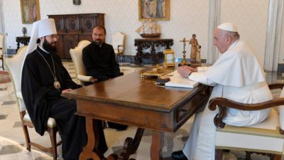 Vaticano: Papa recebeu «número 2» do patriarcado de Moscovo