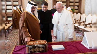 Vaticano: Papa vai visitar o Barém de 3 a 6 de novembro