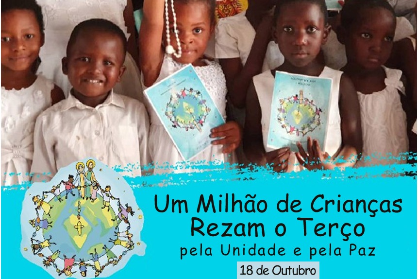 Um milhão de crianças rezam o Terço por um mundo melhor