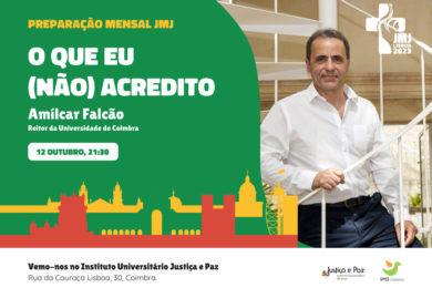 JMJ2023: Reitor da Universidade de Coimbra dá testemunho no Instituto Universitário Justiça e Paz