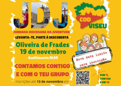 Viseu: Jornada Diocesana da Juventude realiza-se em Oliveira de Frades