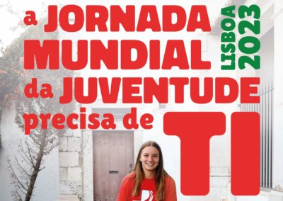 Lisboa 2023: Campanha «A Jornada Mundial da Juventude precisa de ti» desafia ao voluntariado na JMJ