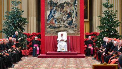 Natal: «A paz começa no coração de cada um», afirmou o Papa