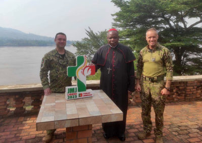 Forças Armadas e de Segurança: Diocese de Bangui recebe cruz da JMJ Lisboa 2023
