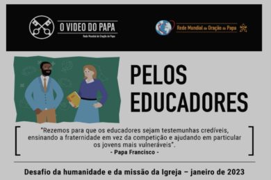 Vídeo do Papa: «Gostaria de propor aos educadores que acrescentem um novo conteúdo ao seu ensino: a fraternidade» (c/vídeo)
