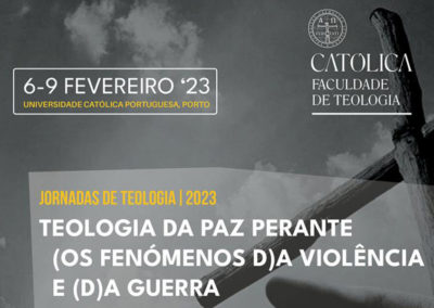 Porto: A questão da paz perante o fenómeno da guerra é o tema das Jornadas de Teologia
