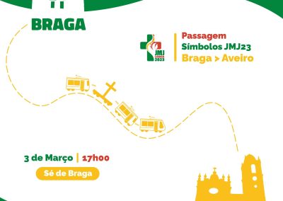 Braga/Aveiro: Cruz peregrina e ícone de Nossa Senhora vão ser transportados de comboio, numa «viagem inédita em Portugal»