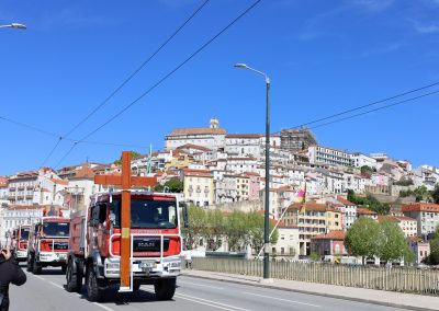 JMJ 2023: «Eferreá» recebeu símbolos da Jornada Mundial da Juventude na cidade de Coimbra (c/fotos)