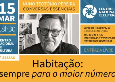 Igreja/Cultura: Ciclo de conversas recorda o arquiteto Nuno Teotónio Pereira