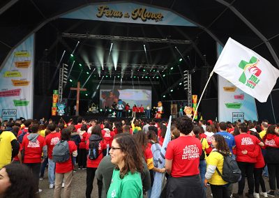 Aveiro: «Festa da Juventude» na Feira de Março concluiu peregrinação dos símbolos da JMJ na diocese (c/fotos)