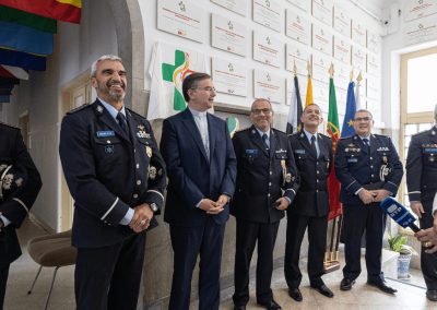 Lisboa 2023: Diretor nacional da PSP e chefe do Estado-Maior da Armada visitaram sede da JMJ