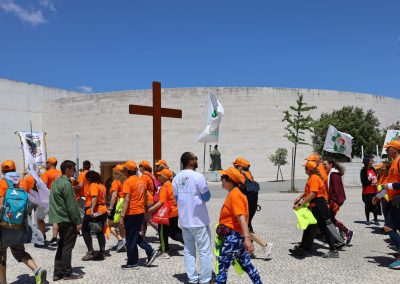 Fátima: Símbolos da JMJ no Santuário apresentam «Jornada Mundial da Juventude no altar do mundo» (c/fotos)