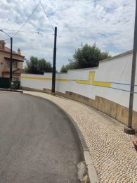 Coimbra: Alunos da Escola Secundária José Falcão criaram «mural JMJ 2023», no Seminário Maior
