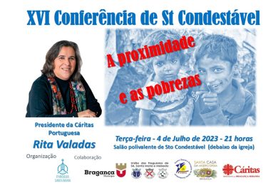 Bragança: Presidente da Cáritas Portuguesa faz conferência sobre «A proximidade e as pobrezas»