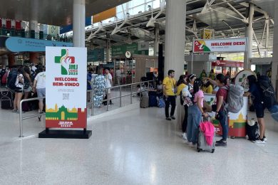 JMJ2023: Peregrinos e voluntários que chegam ao aeroporto de Lisboa vêm «com uma energia incrível»