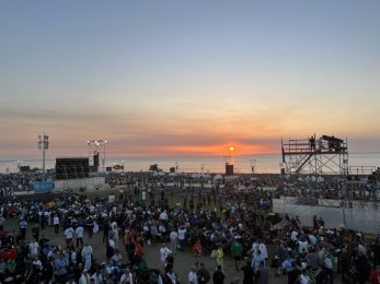 Lisboa 2023: Parque Tejo «desperta» à espera do Papa