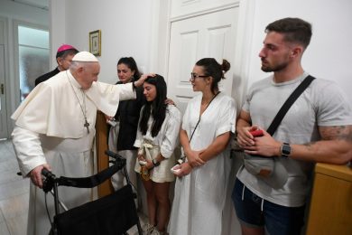 Lisboa 2023: Papa celebrou Missa com familiares de peregrina francesa que faleceu em Lisboa