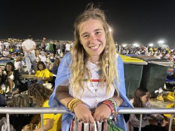 Lisboa 2023: Da Argentina para Portugal, Martina está a «viver o sonho» na JMJ