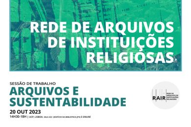Igreja/História: Rede de Arquivos de Instituições Religiosas promove formação sobre sustentabilidade