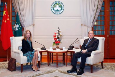 Educação: Reitora da UCP recebida pelo chefe da Região Administrativa de Macau