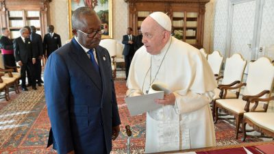 Vaticano: Papa recebeu presidente da República da Guiné-Bissau