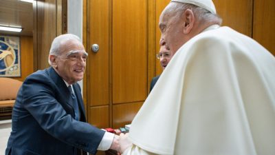 Vaticano: Papa recebeu Martin Scorsese