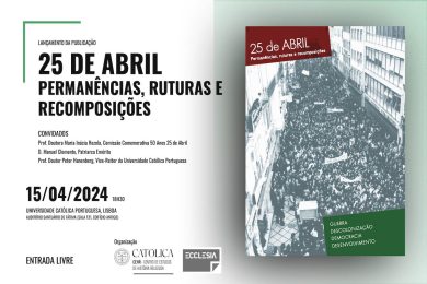 Igreja/Portugal: Novo livro aborda «permanências, ruturas e recomposições» do 25 de Abril (c/ vídeo)