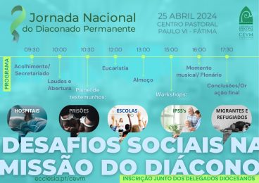 Diaconado Permanente: Jornada nacional tem como tema «Desafios Sociais na Missão do Diácono»