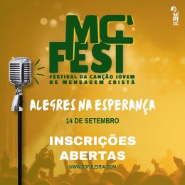 Leiria-Fátima: Serviço da Pastoral Juvenil organiza «MC’Fest», o festival da canção jovem
