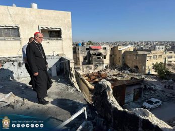 Médio Oriente: Patriarca Latino de Jerusalém visita Gaza e apela ao fim da guerra