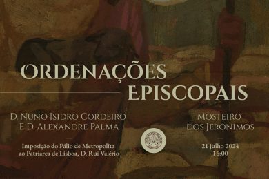 Lisboa: D. Manuel Clemente e D. José Tolentino de Mendonça são os bispos co-ordenantes das ordenações episcopais de D. Nuno Isidro e D. Alexandre Palma