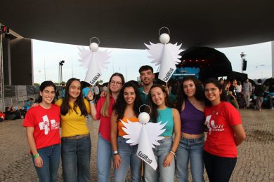 «Rejoice»: Grupo de 32 jovens da Diocese da Guarda rumou até Lisboa para reviver ambiente de «alegria» da JMJ 2023