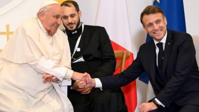 Córsega: Papa encontrou-se com presidente francês antes de regressar ao Vaticano