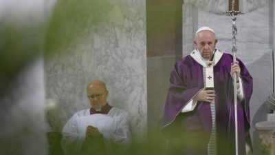 Vaticano: Papa falha celebração de Quarta-feira de Cinzas