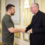 Ucrânia: Volodymyr Zelensky conversou com secretário de Estado do Vaticano