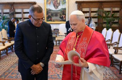 Vaticano: Leão XIV recebeu o presidente de São Tomé e Príncipe