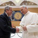 Vaticano: Papa recebeu António Guterres, sublinhando empenho em «favor da paz no mundo»