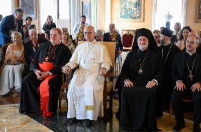 Ecumenismo: Leão XIV recebeu participantes de uma peregrinação dos EUA a Roma e Constantinopla